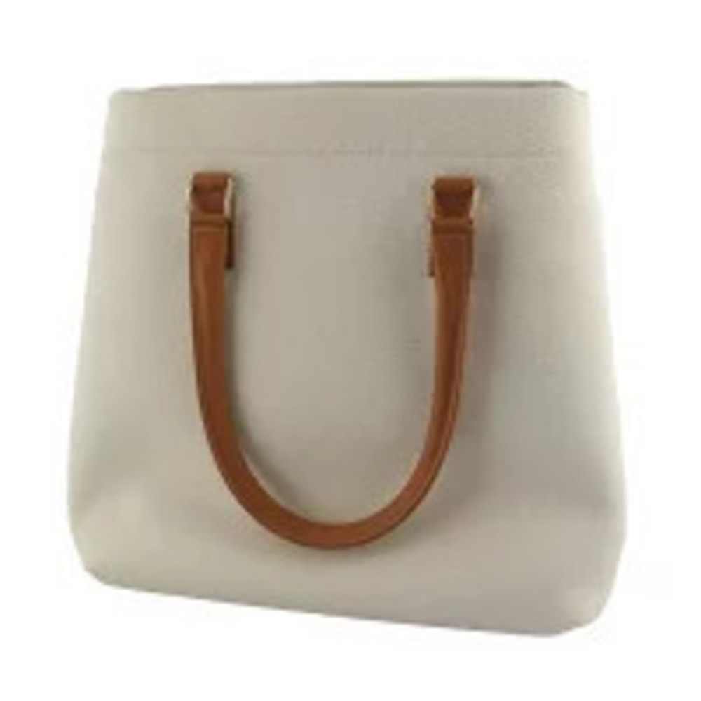 Celine Cabas Horizontal Canvas Tote Bag Black